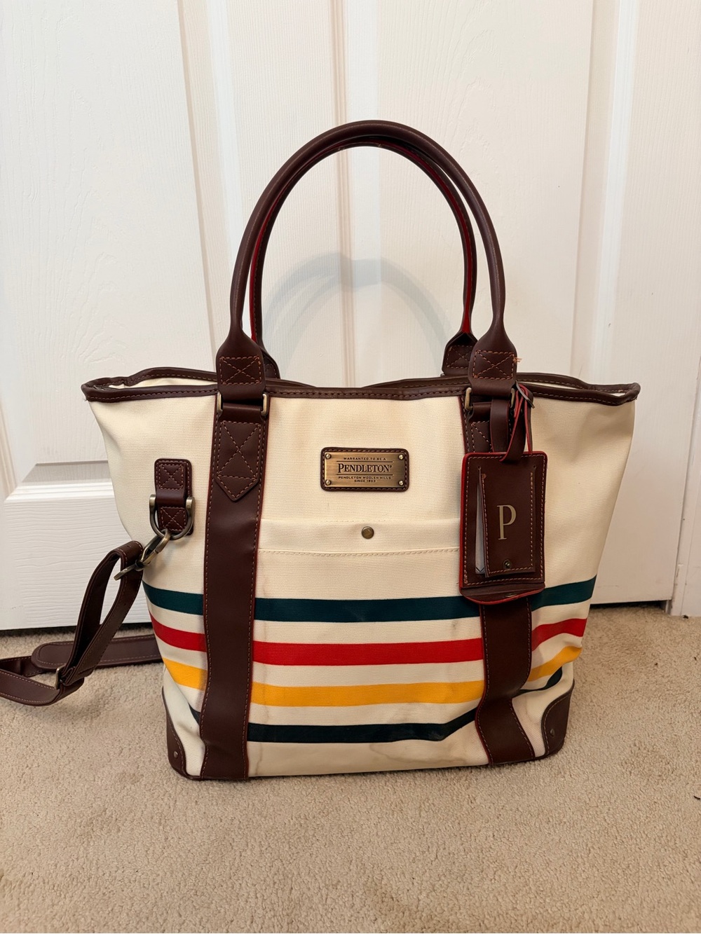Pendleton Glacier Canvas Weekender Bag